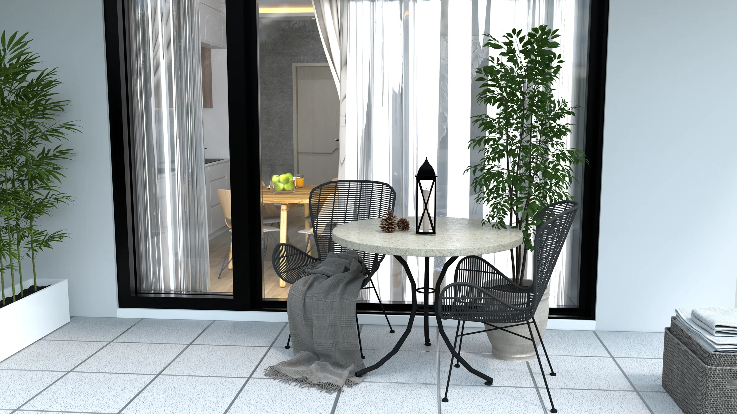 Fotorealan 3D render terase — ARTA3D studio